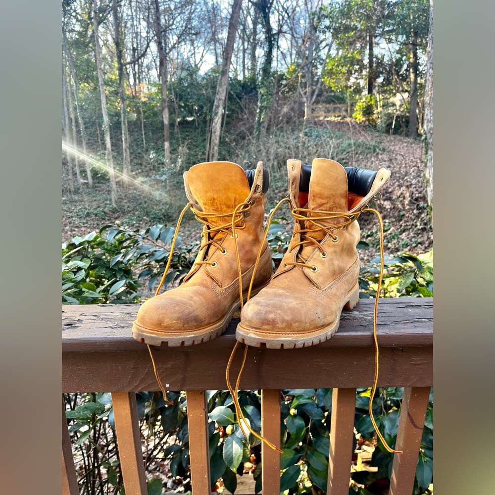 Vintage 90’s Timberland Classic Nubuck Suede 6” Work Boot Size 11 USA Rare
